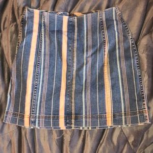 wild fable jean skirt